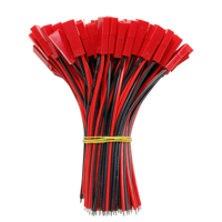 Pria dan wanita 2PIN 2 PIN konektor steker dengan 20AWG/22AWG/24AWG kawat silikon kawat adaptor Harness