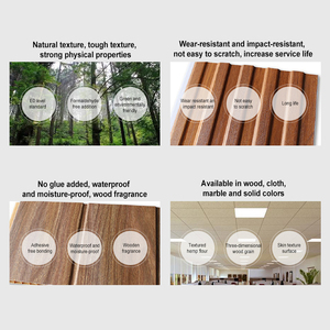 Trang Trí Nội Thất Cán Trần Bảng Điều Chỉnh Gạch PVC Trần Cho Khu Dân Cư - Product Image 4