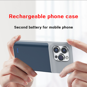 Étui de <span class=keywords><strong>batterie</strong></span> souple à grande capacité Promax pour <span class=keywords><strong>iPhone</strong></span> 16 15 14 avec clip dorsal portable et <span class=keywords><strong>batterie</strong></span> externe sans fil - Product Image 5