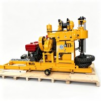 Machine de forage SPT, échantillonnage géotechnique du sol/roche, petite machine de forage portable pour carottage