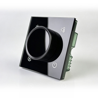 Interruptor de Luz Eléctrico GTD 12V Modbus RS485 con Atenuación Continua, Interruptor de Pared Táctil Inteligente para Hotel con Múltiples Funciones