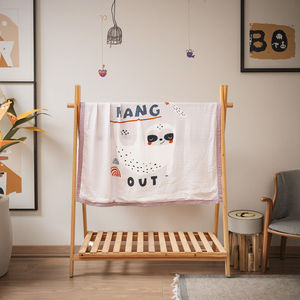 Couverture en laine pour berceau <span class=keywords><strong>de</strong></span> bébé prête pour l'hiver Jeté en polaire Sherpa en vison avec literie en <span class=keywords><strong>crochet</strong></span> Couvertures en vison pour enfants - Product Image 5