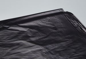 Sacs à ordures épaissis Sacs à ordures écologiques Sac à ordures en plastique à extrémité plate noire - Product Image 5