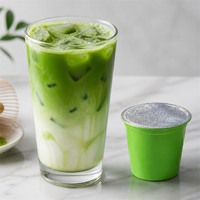 Capsules de café expresso au matcha onctueux, dosettes de thé vert crémeux, machine à café individuelle, prix de gros