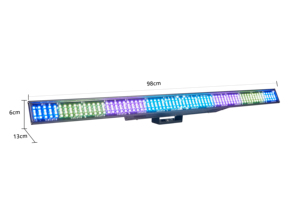 Bande lumineuse LED RGB, 28 segments, éclairage de scène bicolore, décoration de fête et de club - Product Image 6