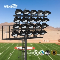 Projecteur AC Hishine IP66 160LM/W Haute Efficacité pour Stades Sportifs, Construction en Aluminium, Faisceau 15-120°