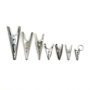 Clips en métal assortis, couleur nickel, petits clips <span class=keywords><strong>crocodile</strong></span> en métal, pinces alligator pour photos, cartes, papiers, factures - Product Image 4
