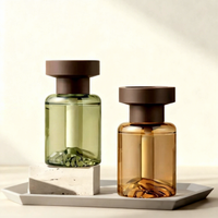 Bouteille diffuseur en verre sur mesure 120 ml, en verre épais, résistante aux chocs pour le transport et l'usage quotidien