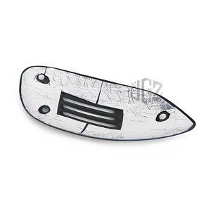 <span class=keywords><strong>Para</strong></span> <span class=keywords><strong>VESPA</strong></span> GTS GTV <span class=keywords><strong>200</strong></span> 250 300, cubierta de aislamiento de tubo de <span class=keywords><strong>escape</strong></span> plateado <span class=keywords><strong>para</strong></span> motocicleta, accesorios de aleación de aluminio, protector térmico - Product Image 5