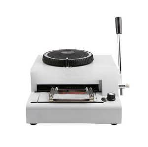 Thẻ thép không gỉ thẻ PVC nhãn hiệu chữ nổi máy in <span class=keywords><strong>indent</strong></span> Engraver 52 ký tự mã Dog Tag Máy khắc - Product Image 4