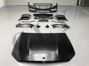 Pare-chocs CLY Car Design pour <span class=keywords><strong>Mercedes</strong></span>-<span class=keywords><strong>Benz</strong></span> <span class=keywords><strong>Classe</strong></span> <span class=keywords><strong>C</strong></span> W205 C205 <span class=keywords><strong>AMG</strong></span> <span class=keywords><strong>Line</strong></span> Coupé 2014-2021, mise à niveau normale C63S <span class=keywords><strong>AMG</strong></span> 1:1, kit carrosserie, capot, garde-boue - Product Image 2