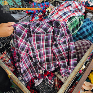 Camicie a Quadri Usate Taglie Forti, Vendita all'Ingrosso, Lotto di Abbigliamento di Seconda Mano di Grado A per Uomini e Donne - Product Image 2
