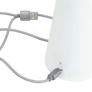 Logo personalizzato in metallo ad alta definizione Smart Desktop 3x ingrandimento illuminato moderno semplice specchio da tavolo - Product Image 6