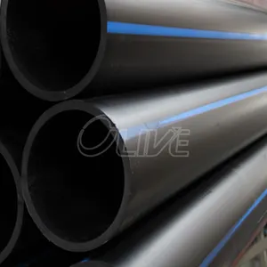UV Resistant 600mm 800mm 1000mm 6 9 10 16 Inch Agriculture Pe Pipe Line Plastic China Hdpe Water Pipe