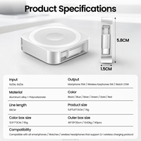 Station de charge sans fil magnétique 3-en-1 avec port Type-C PD3.1, conception ignifuge, câble rétractable, support de téléphone pour téléphone portable