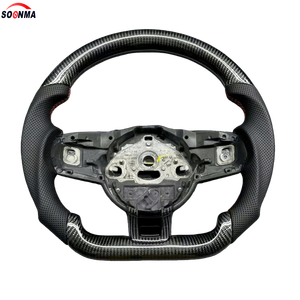 Volant en fibre de carbone pour <span class=keywords><strong>Jaguar</strong></span> F-<span class=keywords><strong>PACE</strong></span> <span class=keywords><strong>E</strong></span>_<span class=keywords><strong>PACE</strong></span> I-<span class=keywords><strong>PACE</strong></span> F-TYPE 2018 2019 2020 2021 2022 <span class=keywords><strong>2023</strong></span>, personnalisation possible - Product Image 1