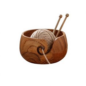 Handmade Porcelain Food <b>Serving</b> <b>Bowl</b> with Handle for Knitting Crochet Eco-Friendly Japandi Wabi Sabi Craft Storage for Presents - Product Image 3