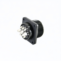 Connecteur d'assemblage 5015 Connect MS3102E-24-11P, connecteur de ligne d'alimentation servo en cuivre circulaire aéronautique, étanche IP67