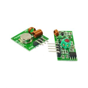 1 paire de récepteur RF sans fil module et super-régénération plaque module émetteur 433 MHZ DC5V (DEMANDER/OOK) - Product Image 3