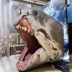Tùy Chỉnh Lớn Ngoài Trời Sợi Thủy Tinh Điêu Khắc Khổng Lồ Cá Mập <span class=keywords><strong>Kingcrab</strong></span> Tôm Hùm Mô Phỏng Nhựa Thủ Công Trang Trí Sân Vườn Bức Tượng Khuôn - Product Image 4