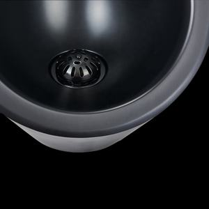 <span class=keywords><strong>Urinoir</strong></span> mural en acier inoxydable de couleur noire mate de conception personnalisée - Product Image 5