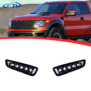 2Pcs DRL LED Daytime Running Lights Avec Clignotant Jaune Phare Antibrouillard Pour <span class=keywords><strong>Ford</strong></span> <span class=keywords><strong>Raptor</strong></span> SVT F150 2016 2017 2018 2019 2020 - Product Image 1
