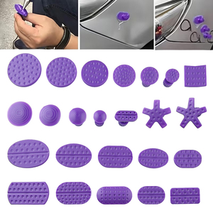 Lot de 24 languettes de colle PDR violettes pour la <span class=keywords><strong>réparation</strong></span> des bosses, outils professionnels de débosselage sans peinture pour la <span class=keywords><strong>réparation</strong></span> des dommages de grêle - Product Image 4