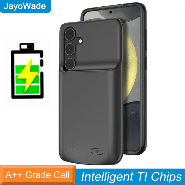 10000mah Power Case for Samsung Galaxy S25 Ultra S24 Plus 5g Battery Charger Cases Charging Cover Power Bank Shockproof S24