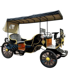 Nouveau design de chariot de tourisme chariot électrique de luxe Buggy Wagon Chariot à 4 roues chariot à <span class=keywords><strong>chevaux</strong></span> transport spécial - Product Image 4