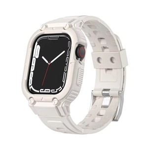 Bracelet de montre en TPU intégré de couleur unie pour <span class=keywords><strong>Apple</strong></span> <span class=keywords><strong>Watch</strong></span> 8 <span class=keywords><strong>7</strong></span> 6 5 38mm 40mm 42mm 44mm 41mm 45mm - Product Image 4