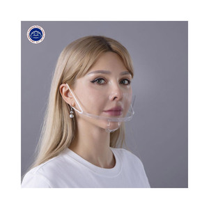 Venta al por mayor de fábrica OxygenMask Clear ShieldMasks Cara transparente Máscaras faciales de plástico transparente - Product Image 6