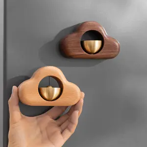 ドア-吸引ウィンドチャイム和風銅ベル磁気吸引ドアベルドアを思い出させる装飾無垢材ベル全体