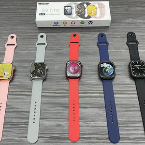 DF DF EDS S9 PRO Smart <b>Watch</b> <b>Men</b> Women <b>Waterproof</b> Heart Rate Tracker Alarm Clock Music Sport Long Battery Life LAXASFIT - Product Image 1