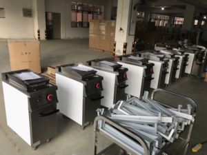 Grill au gaz commercial à pierres de lave avec armoire de rangement, 18KW haute puissance, GPL/GN, barbecue sans fumée pour <span class=keywords><strong>restaurant</strong></span> coréen, steak - Product Image 5