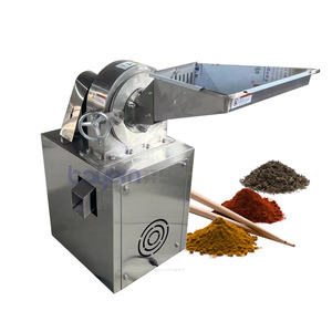 Spice Sugar 10-200 Mesh Fine Grinder Automatic Electric Ginger and Chilies Grinding Machine Soybean <b>Wheat</b> Corn for Powder Making - Product Image 1