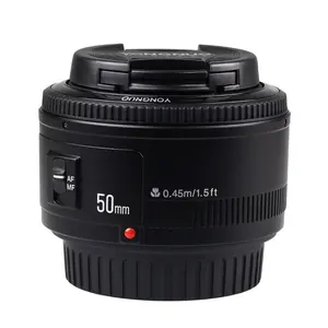 YONGNUO YN50mm F1.8 kamera Nikon için Lens Canon EOS otomatik odaklama büyük diyafram Lens DSLR kamera için D800 D300 D700 D3200 D3300