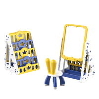 Librería de Plástico Moderna Feelbaby para Interiores/Exteriores, Estantería para Libros Infantiles, Juego de Estantes de Almacenamiento para Sala de Estar, Escuela, Supermercado, Uso en Exteriores