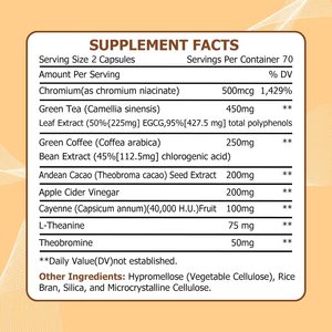 Capsules de gestion du poids à marque privée avec vinaigre de cidre de pomme pour favoriser une perte de poids saine - Product Image 2