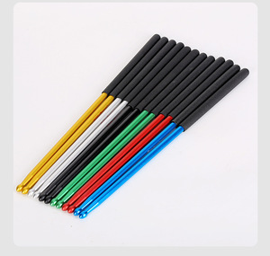 Baquetas <span class=keywords><strong>de</strong></span> aluminio <span class=keywords><strong>de</strong></span> aviación <span class=keywords><strong>de</strong></span> Metal, batería <span class=keywords><strong>de</strong></span> Jazz, batería electrónica, baquetas personalizadas, baquetas <span class=keywords><strong>de</strong></span> aleación <span class=keywords><strong>de</strong></span> aluminio a la venta - Product Image 1