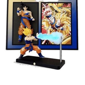 Anime dragoned bóng <span class=keywords><strong>Goku</strong></span> Saiyan Led hình nhỏ cảm ứng từ tính điều khiển cảm ứng Plug-in và đèn bàn phòng ngủ có thể sạc lại - Product Image 3