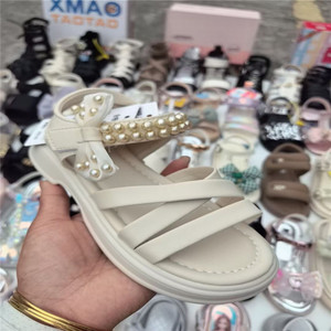 Sandales d'été de qualité pour filles, respirantes et élégantes, avec doublure en cuir véritable et empeigne en maille – En stock - Product Image 5