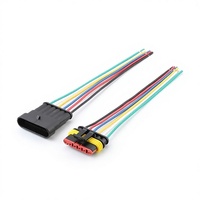 Connecteur Étanche pour Voiture 2p3p4p5p6p, Prise AMP, Isolation PA Mâle et Femelle pour Compteur de Vitesse Automobile