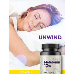 Comprimés de mélatonine naturelle 12 mg au goût de baies pour adultes ayant des difficultés à s'endormir et souffrant de <span class=keywords><strong>troubles</strong></span> du rythme circadien - Product Image 5