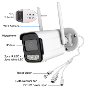 Icsee 5MP 8MP 4K không dây ngoài trời không thấm nước Mạng <span class=keywords><strong>Bullet</strong></span> an ninh IP <span class=keywords><strong>Camera</strong></span> Xmeye <span class=keywords><strong>Wifi</strong></span> 2 cách âm thanh 5MP <span class=keywords><strong>Bullet</strong></span> <span class=keywords><strong>Wifi</strong></span> máy ảnh - Product Image 3