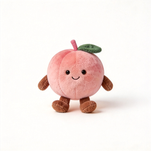 Juguete de Peluche de Durazno Adorable al por Mayor, Peluche Suave de Fruta para Regalos Infantiles, Peluche de Durazno Personalizado, Fruta de Peluche Adorable para Niños - Product Image 4