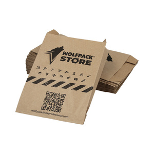 Sacchetto in Carta Kraft 12x20 cm Negozio Wolfpack (50 unità) - Product Image 1