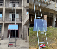 Panneaux solaires personnalisés en alliage d'acier Palan électrique Nouveau lève-toit Modules PV Élévateur d'échelle Élévateur de câble métallique Plaque d'élingue pour usage domestique