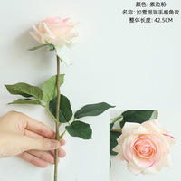 Vraie Touche Roses Fleurs Artificielles pour la Décoration Mariage Faux Arrangement de Fleurs Artificielle Réaliste Pour Toujours Roses Roses Blanches Roses