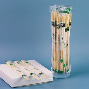 Palillos de Bambú de 8 Pulgadas <span class=keywords><strong>Estilo</strong></span> <span class=keywords><strong>Sushi</strong></span> con Cubiertas Biodegradables y Ecológicos Desechables para Restaurantes y Hoteles - Product Image 4