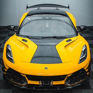 Ala de estilo mono de fibra de carbono seca de alta calidad para Lotus Emira Trunk Spoiler Lip Splitter Body Kit - Product Image 6